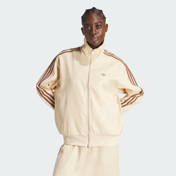 FASHION MONOGRAM SATIN FIREBIRD TRACK TOP