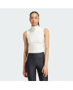 RUCHED 3-STRIPES CROP TOP