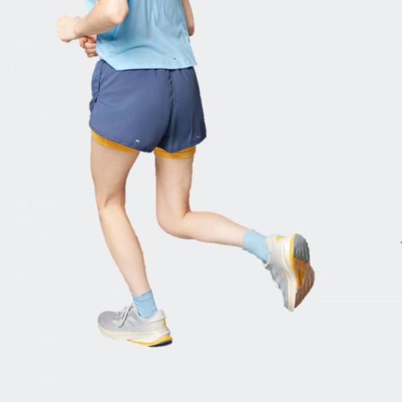 OWN THE RUN 3-STRIPES 2-IN-1 SHORTS