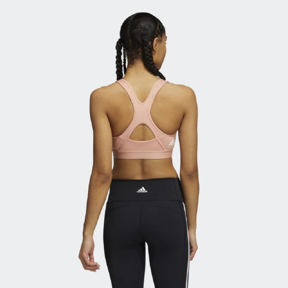 BELIEVE THIS MEDIUM-SUPPORT WORKOUT LOGO BRA
