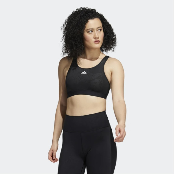 BELIEVE THIS MEDIUM-SUPPORT LACE CAMO WORKOUT BRA