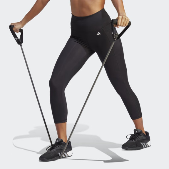 OPTIME STASH POCKET HIGH-WAISTED 3/4 LEGGINGS