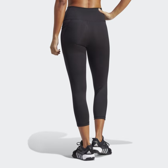 OPTIME STASH POCKET HIGH-WAISTED 3/4 LEGGINGS