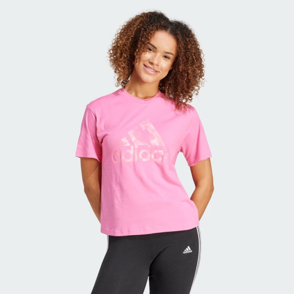 FLORAL GRAPHIC BIG LOGO TEE