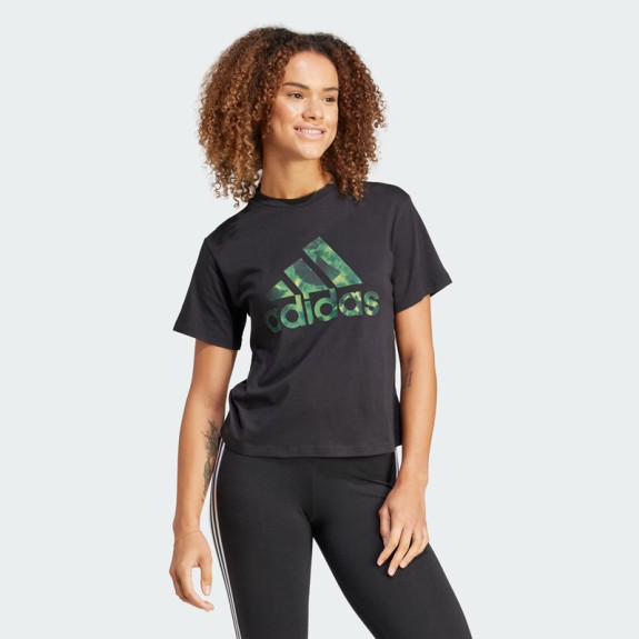 FLORAL GRAPHIC BIG LOGO TEE
