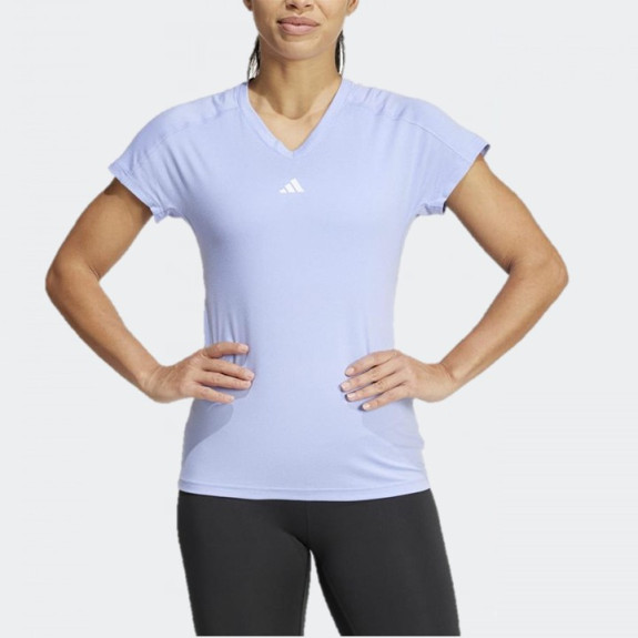 AEROREADY TRAIN ESSENTIALS MINIMAL BRANDING V-NECK TEE