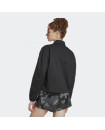 ESSENTIALS CAMO PRINTED 3-STRIPES TWILL COACH JACKET