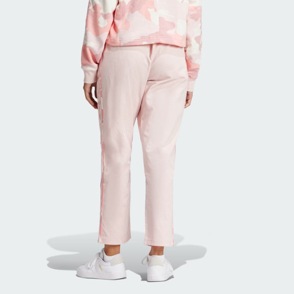 ESSENTIALS CAMO-PRINT 3-STRIPES TWILL TROUSERS