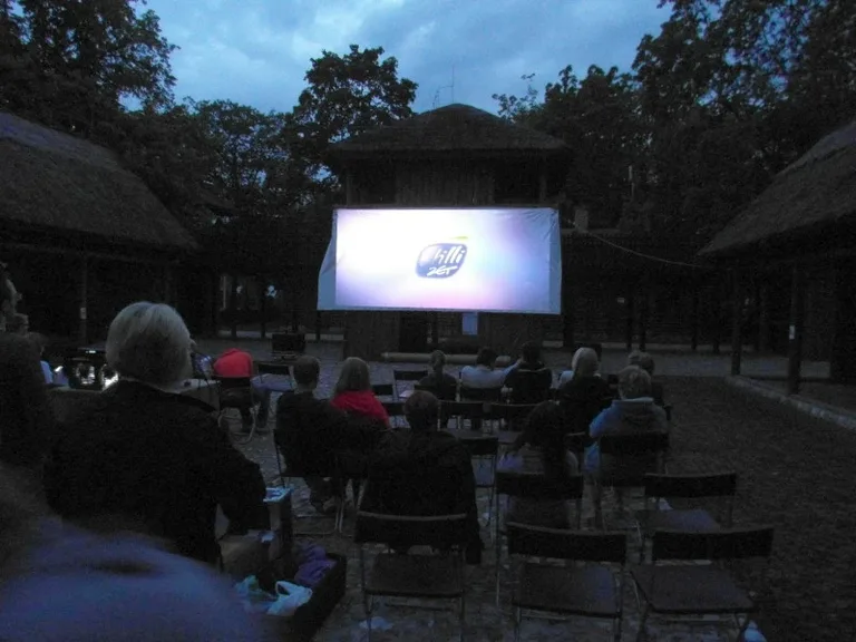 Plenerowe kino w Ogródku Jordanowskim (zdjęcia)