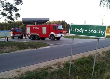 Pożar fabryki brykietu (zdjęcia)