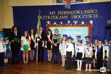 Pierwszaki przyjęte do społeczności szkolnej