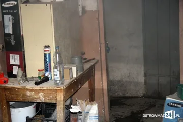 Pożar w piwnicy przy ul. Kościuszki (zdjęcia)