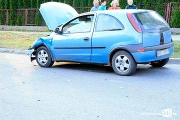 Wypadek na skrzyżowaniu Zwycięstwa i Sielskiej (zdjęcia)