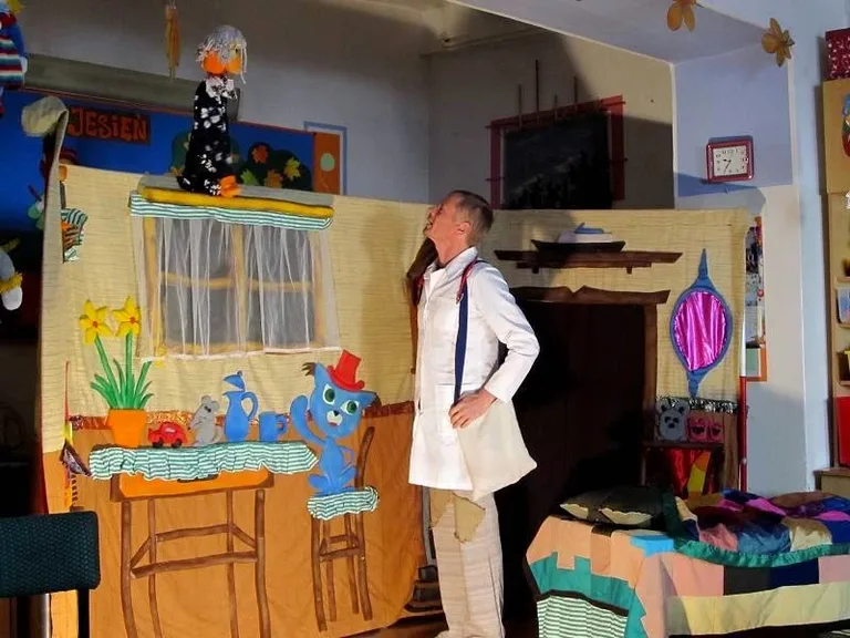 Gucio Chusteczka u przedszkolaków (zdjęcia)