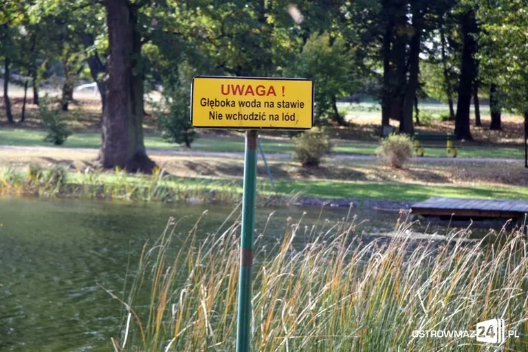 Skrzynka skarg: błędy na tablicy przy stawie (zdjęcia)