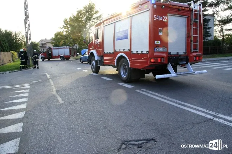 Wypadek na skrzyżowaniu Zwycięstwa i Sielskiej (zdjęcia)