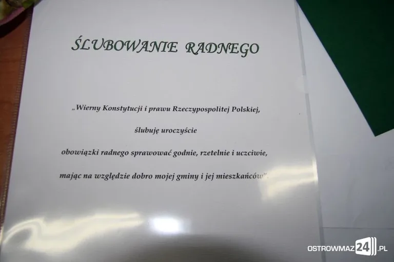 Radni gminy Ostrów Maz. już pracują (zdjęcia)