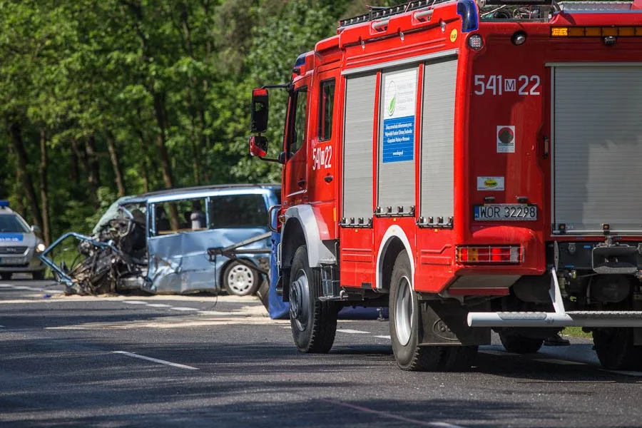 Poważny wypadek w Prosienicy - DK 8 (zdjęcia)