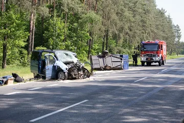 Poważny wypadek w Prosienicy - DK 8 (zdjęcia)