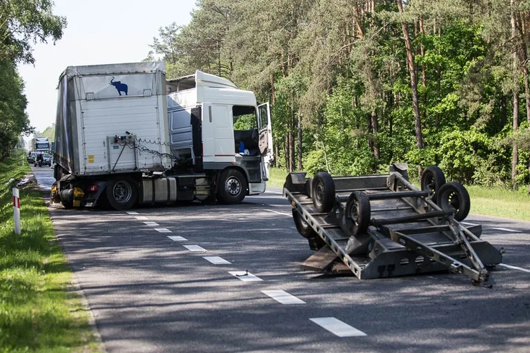 Poważny wypadek w Prosienicy - DK 8 (zdjęcia)
