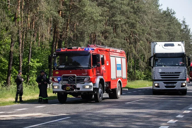 Poważny wypadek w Prosienicy - DK 8 (zdjęcia)