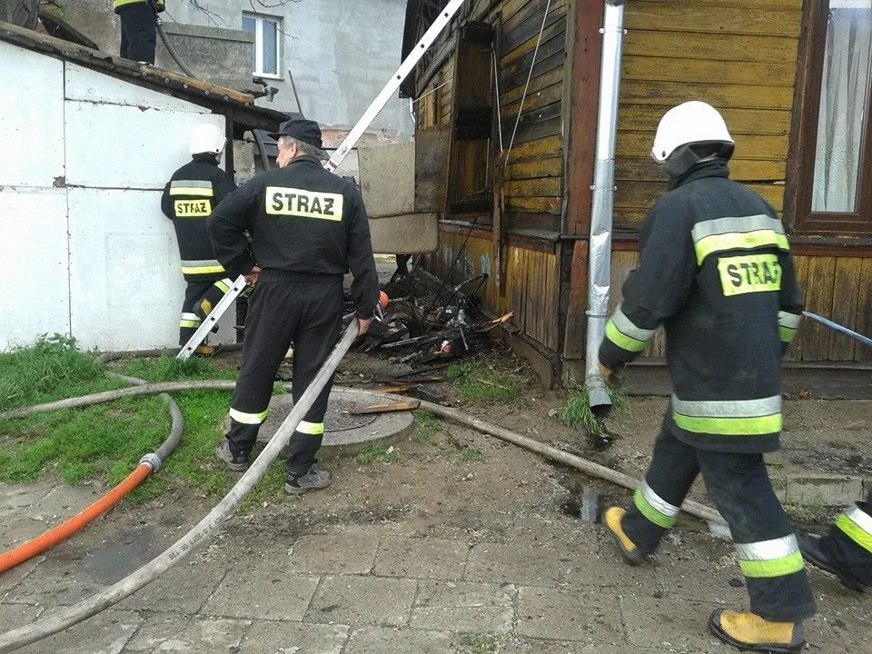 Pożar przy Jagiellońskiej (zdjęcia)