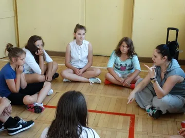 Tańce hip hop w SP nr 1 (zdjęcia)