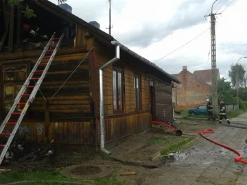 Pożar przy Jagiellońskiej (zdjęcia)