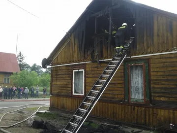 Pożar przy Jagiellońskiej (zdjęcia)