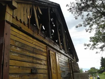 Pożar przy Jagiellońskiej (zdjęcia)