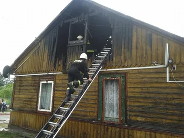 Pożar przy Jagiellońskiej (zdjęcia)