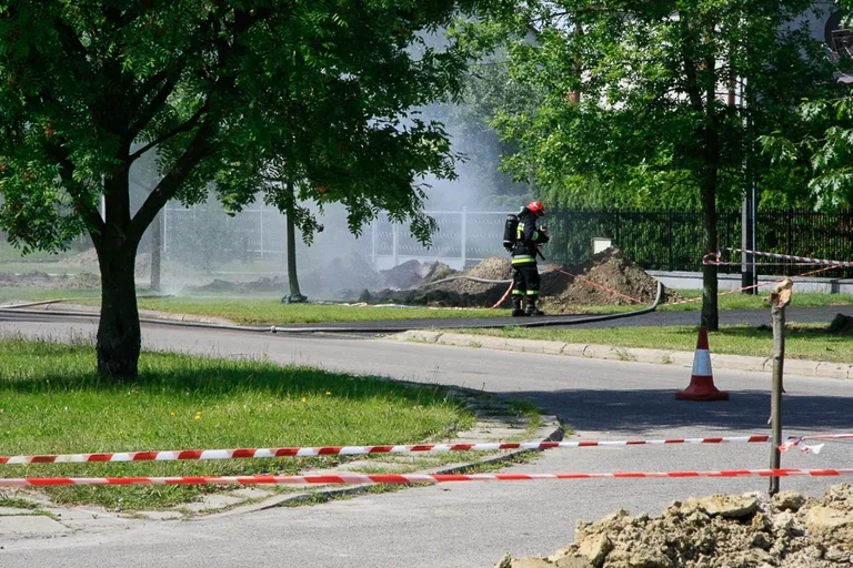 Wyciek gazu usunięty (zdjęcia)
