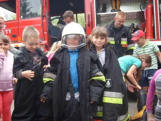 Wizyta uczniów w OSP (zdjęcia)