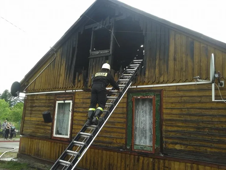 Pożar przy Jagiellońskiej (zdjęcia)