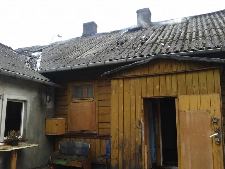 Pożar przy Jagiellońskiej (zdjęcia)