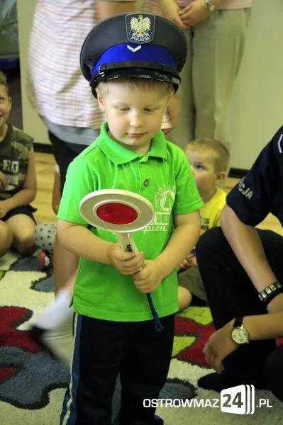 Policjanci w Kąciku Amelka (zdjęcia)
