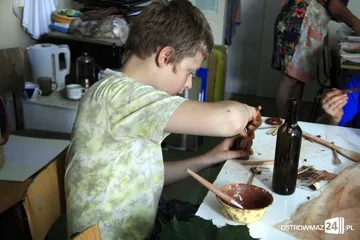 Drugi dzień warsztatów ceramicznych dla młodzieży