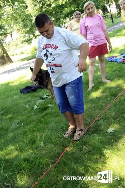 Dogoterapia nad stawem (zdjęcia)