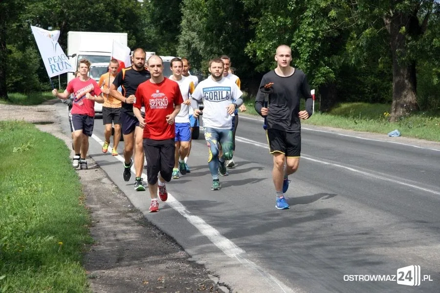 Ostrów znalazła się na trasie biegu Peace Run 2014