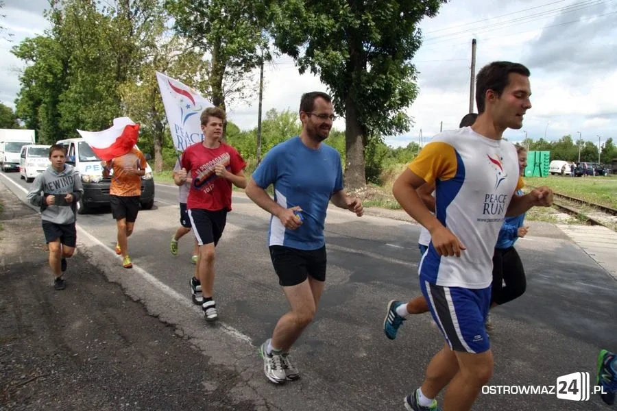 Ostrów znalazła się na trasie biegu Peace Run 2014