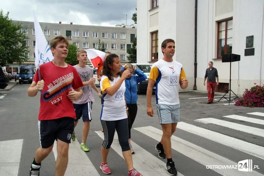Ostrów znalazła się na trasie biegu Peace Run 2014