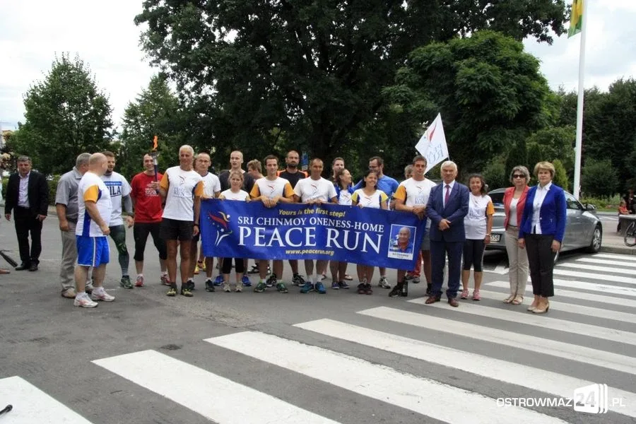Ostrów znalazła się na trasie biegu Peace Run 2014