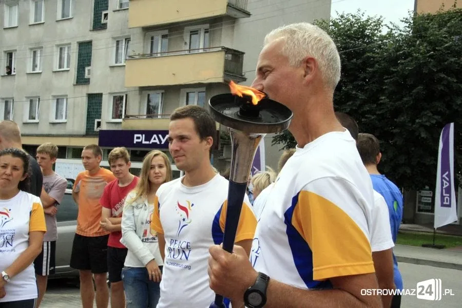 Ostrów znalazła się na trasie biegu Peace Run 2014