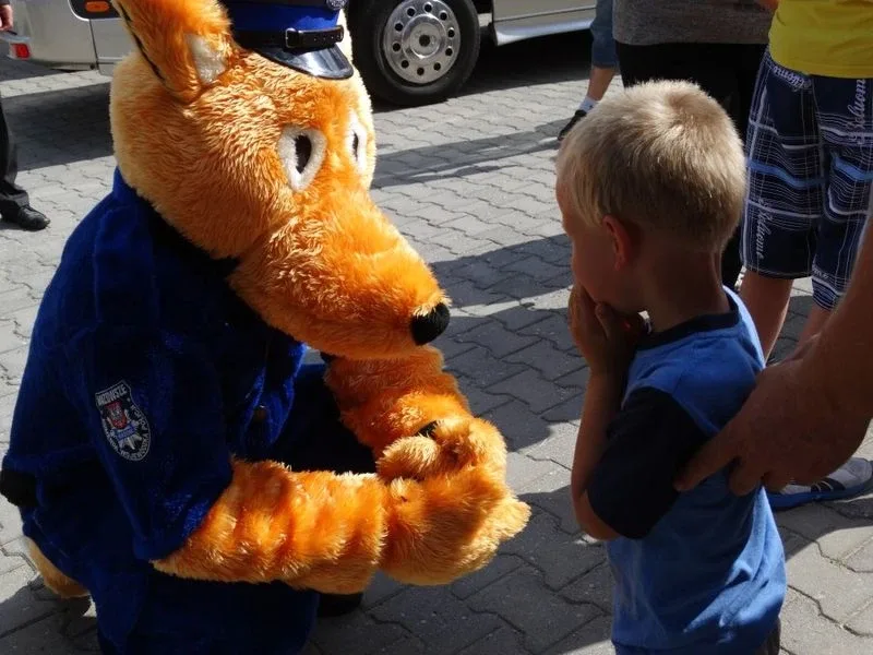 Ostrowscy policjanci na Dożynkach w Wąsewie