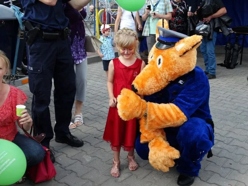 Ostrowscy policjanci na Dożynkach w Wąsewie
