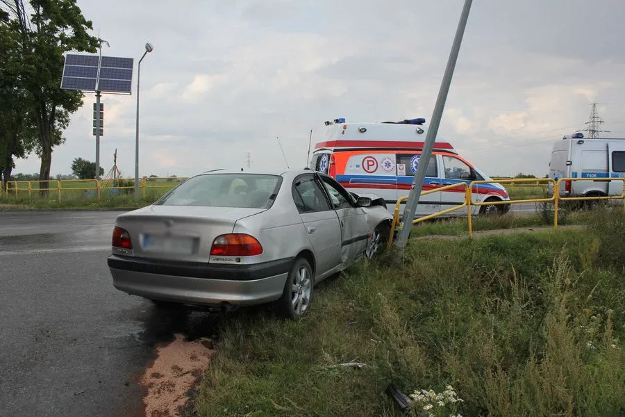 Wypadek w Ponikwi Małej (zdjęcia)