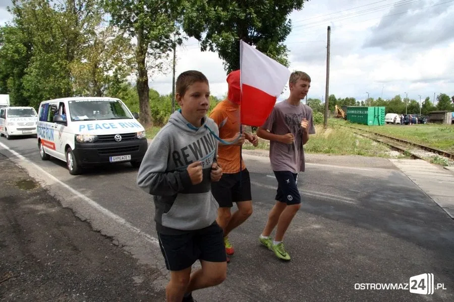 Ostrów znalazła się na trasie biegu Peace Run 2014