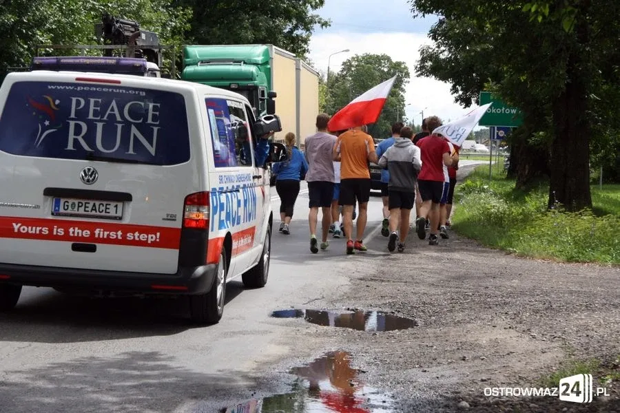 Ostrów znalazła się na trasie biegu Peace Run 2014