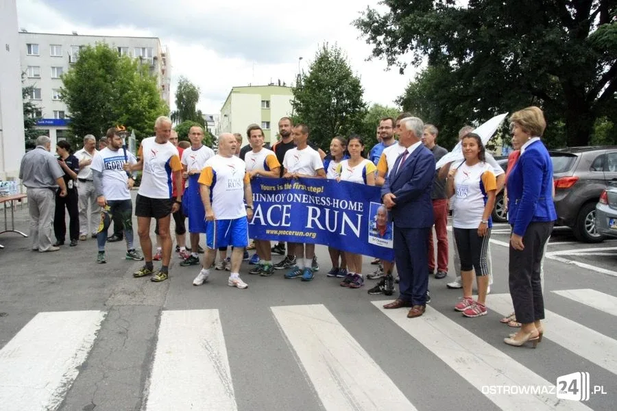 Ostrów znalazła się na trasie biegu Peace Run 2014