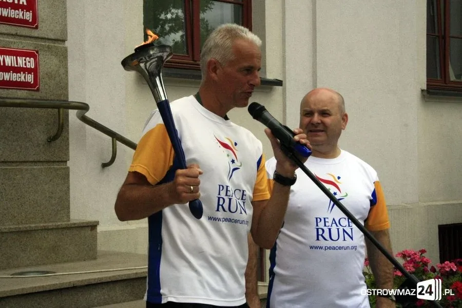 Ostrów znalazła się na trasie biegu Peace Run 2014
